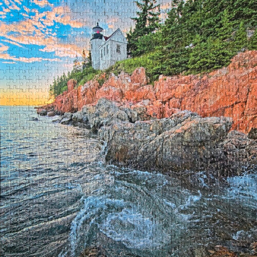 Lighthouse, 1000 piece puzzle, Mega Puzzles